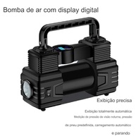 Compressor de Ar Portátil Digital LED - Inflador de Pneus 12V para Carros, Motos e Bicicletas - imagem 5