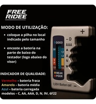 Testador Digital de Pilhas e Baterias: Saiba a Voltagem Exata! - imagem 3
