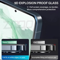 Película de Vidro Samsung: Proteção 9H + Leitor Digital - imagem 3