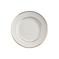 Conjunto de 6 Pratos Sobremesa Alleanza Relevo Gold - Cerâmica Premium com Decoração Digital - imagem 1