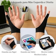 Luva de Desenho Profissional para Mesa Digitalizadora e Tablet: Precisão e Conforto - imagem 5