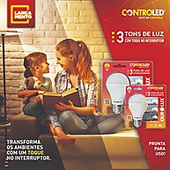 Lâmpada LED Inteligente: 3 Tons e Dimmer - imagem 2