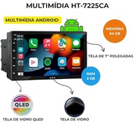 Central Multimídia Android 13 QLED 7" Slim 2 DIN - Espelhamento Total, CarPlay & Android Auto - imagem 3