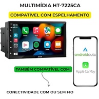 Central Multimídia Android 13 QLED 7" Slim 2 DIN - Espelhamento Total, CarPlay & Android Auto - imagem 5
