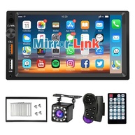 Central Multimídia FINYQBET 2 Din 7" com Android Auto, Bluetooth 5.1 e Câmera de Ré - Conectividade Total para seu Veículo - imagem 1