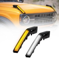 Faróis de Neblina LED com DRL Âmbar Dinâmico para Ford Bronco 2021-2024 | Estilo e Segurança Off-Road - imagem 2