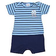 Macacão Curto Bebê Kiko Baby com Bordado de Dino - imagem 2