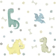 Adesivo de Parede Infantil Dinossauro - Lavável, Seguro e Fácil de Aplicar para Quarto de Bebê e Criança - imagem 5