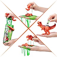 Robo Alive Dino DNA - Vermelho: Monte e Dê Vida aos Dinossauros! - imagem 2