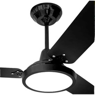 Ventilador de Teto LorenSid Diplomata Lumi LED Preto 127V - Moderno, Silencioso e com Iluminação - imagem 3