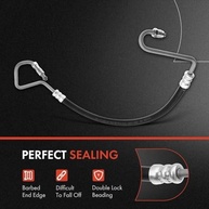 Conjunto Mangueira Pressão Direção Hidráulica A-Premium para Jeep Wrangler TJ 4.0L (1997-2002) - imagem 4