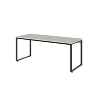 Mesa Diretor Kuadra 180x70cm - Design Moderno com Estrutura Preta - imagem 1