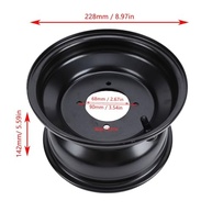 Aro de Roda Dianteira Akozon 8" para ATV, Kart, Quad, Dirt Bike - Aço Reforçado 4 Furos - imagem 3