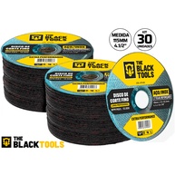 Disco Corte Inox 4.1/2" The Black Tools: Kit 30 Peças - imagem 1