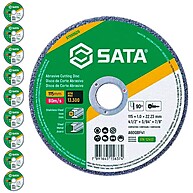 Disco Corte Inox 7” SATA: 10 Unidades para Cortes Precisos - imagem 1
