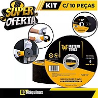 Disco Corte Inox Fasterr: Kit 10 Unidades - imagem 1