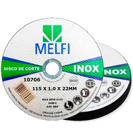 Disco de Corte Inox e Aço: Kit 10 Peças Profissional - imagem 1