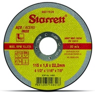 Disco de Corte Inox Starrett DAC115-24: Corte Preciso! - imagem 1