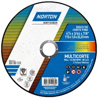 Disco de Corte Multimaterial Norton 4.1/2" – Versatilidade! - imagem 1