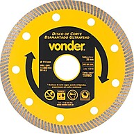 Disco Diamantado 110mm Vonder: Corte Perfeito em Porcelanato - imagem 1