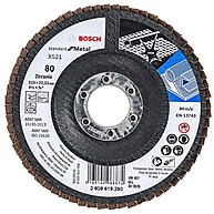 Disco Flap 115mm Bosch: Desbaste e Acabamento Impecáveis - imagem 1