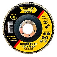 Disco Flap 115mm Grão 120: Acabamento Impecável! - imagem 1