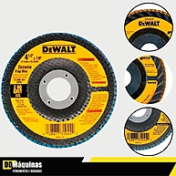Disco Flap Cônico DEWALT G60: Desbaste e Acabamento - imagem 1