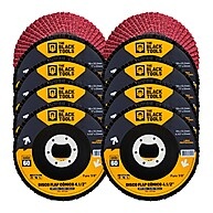 Disco Lixa Flap 115mm: Kit 10 Peças The Black Tools - imagem 1