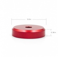 Adaptador de Disco 45 RPM Menesia em Alumínio Vermelho - Estabilidade e Qualidade para Seu Toca-Discos - imagem 3