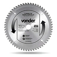 Disco Serra Alumínio 185mm Vonder: Corte Preciso! - imagem 1