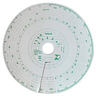 Discos Tacógrafo VDO Semanal: Kit 5 Caixas (350 Discos) - imagem 2