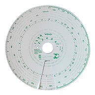 Discos Tacógrafo Semanal VDO: Kit 5 Caixas (70 Discos) - imagem 2