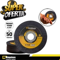 Discos de Corte 4.1/2 Titanium: Kit 50 Unidades - imagem 1
