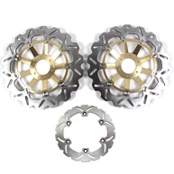 Discos de Freio Dianteiros e Traseiros Dourados Arashi para Honda CBR1100XX (1997-1998) - Performance e Durabilidade - imagem 1