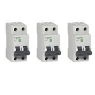 Disjuntor Bipolar 40A Schneider Easy9: Kit com 3 - imagem 1