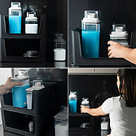Kit Lavanderia Completo: Cesto + Dispenser - imagem 2