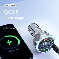 Carregador de Carro 6 Portas: Carga Rápida e Display Digital - imagem 4