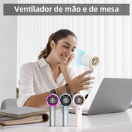 display-ventilador-silencioso-12h-de-led-mao-portatil-resfriamento-recarregavel-de-a-com-a