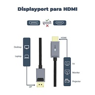 Cabo DisplayPort para HDMI 4K@60Hz - Conexão Gamer e Profissional 3 Metros Cabletime - imagem 3