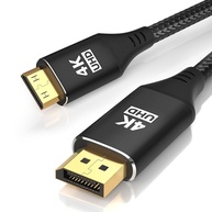 Cabo DisplayPort para Mini HDMI 4K UHD 1.2m - Conexão de Alta Qualidade para Dell, HP, Lenovo e Mais - imagem 1