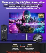 Adaptador HDMI para DisplayPort 4K 60Hz THANDBLE: Conexão Perfeita para Seu Setup - imagem 3