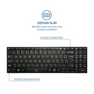 Teclado Bluetooth Multi TC220: 3 Dispositivos! - imagem 2