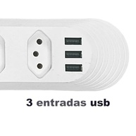 Extensão de Tomada 2m com 4 Tomadas + 3 USB: Potência e Segurança para Seus Dispositivos - imagem 5