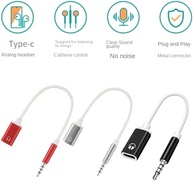 Cabo Adaptador P2 (3.5mm) para Tipo C GANPUB: Som Analógico em Dispositivos Modernos - imagem 2