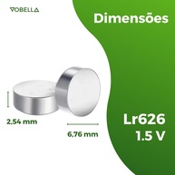 Pilhas LR626 Elgin: Energia Confiável para Seus Dispositivos - imagem 2