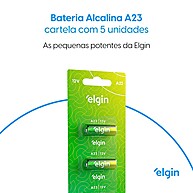 Pilha 23A Elgin: Energia Duradoura para Seus Dispositivos! - imagem 2