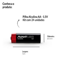 Pilhas AA Avant Use: Energia Duradoura para Seus Dispositivos - imagem 2