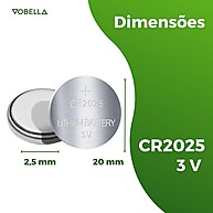 Pilhas CR2025 Elgin: 30 Unidades para Seus Dispositivos - imagem 2