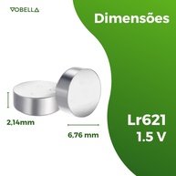 Pilha LR621 Elgin: 50 Unidades para Seus Dispositivos - imagem 2
