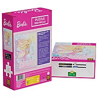 Quebra-Cabeça Barbie 100 Peças: Brilho e Diversão! - imagem 2